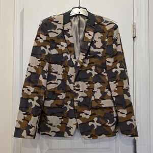 M151 Corduroy Camouflage Blazer Jacket
